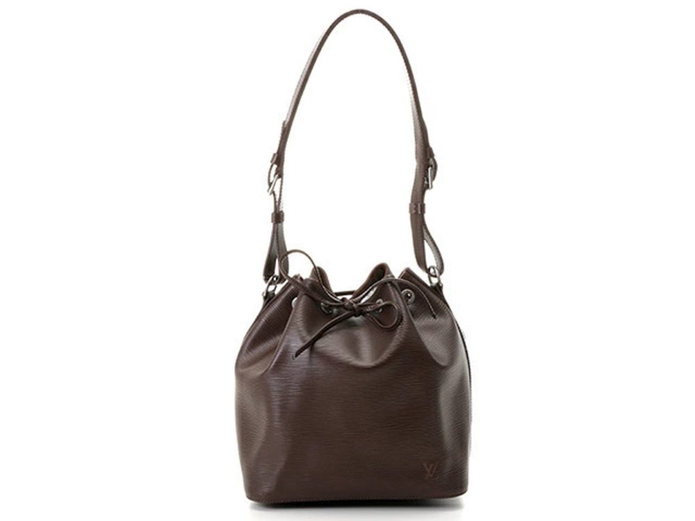 LOUIS VUITTON Neo Noe Shoulder Bag Epi Leather Mocha Brown